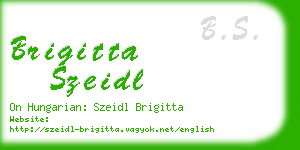 brigitta szeidl business card